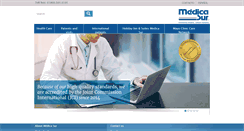 Desktop Screenshot of medicasur.com